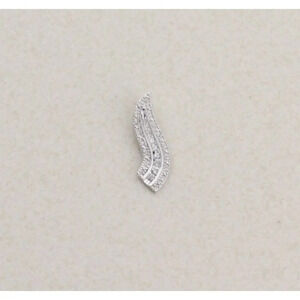 Pendant Only 10k White Gold .10 Carat Diamond Pendant Sparkly Bright